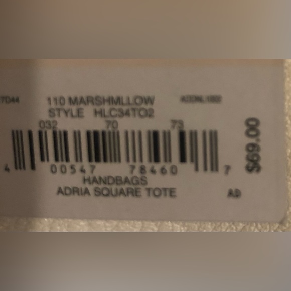 NWT RETAIL $69 Lauren Conrad Marshmallow Square Tote 14x12.4x3.3” - Picture 5 of 12